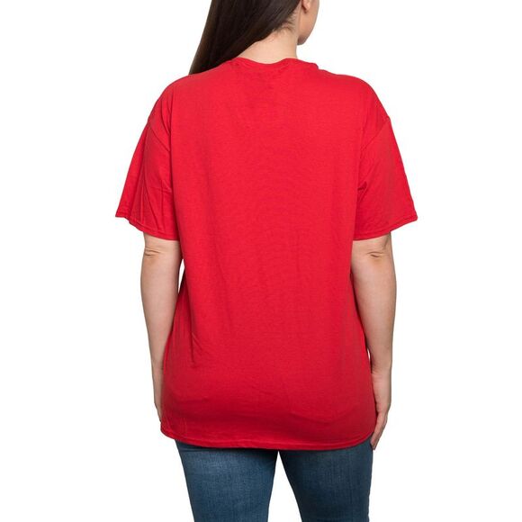 Women's Plus Wonder Woman T-Shirt Halloween Costume Tee Superhero Red DC Comics - Picture 8 of 8